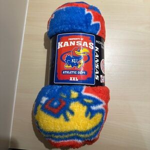 Kansas University Athletic Dept Throw Blanket Brand New